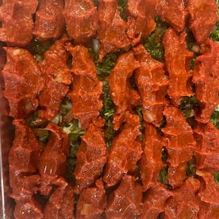 Tray Lamb Kabob (Halal)